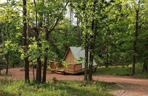 Hermosa RV Rental | Off-Grid A-Frame Tent with Stargazing & Nature Escape in Hermosa, South Dakota