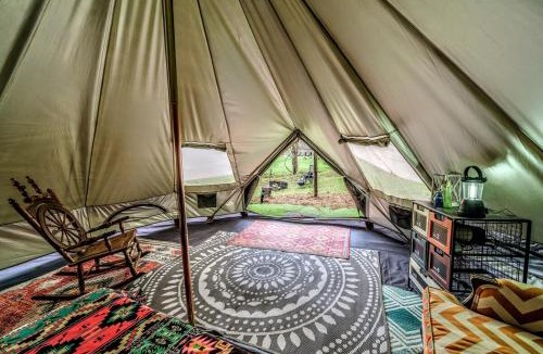 Cosby Other | Off-Grid Creekside Tent Ideal for a Glamping Experience in Cosby, Tennessee