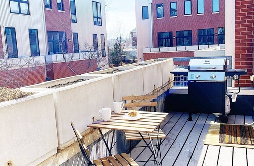 Little Italy House | Old Market Townhome w/2 King Suites+Garage+View