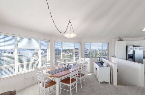Duck House | Panoramic ocean views abound at this oceanfront Duck home by Sun Realty