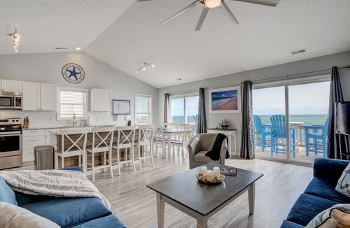 Surf City House | Paradise Found! Fabulous, Flexible, Beach Front Luxury! HotTub, Best Location!