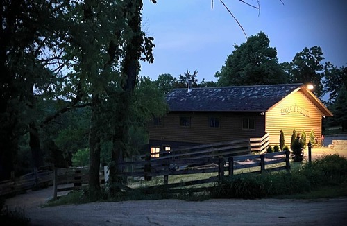 Elizabeth Cabin | Peaceful luxury honeymoon suite, ten mile view! Large hottub, on working ranch