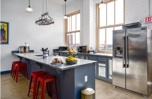Sapulpa House | Penthouse Loft Sapulpa Old City Hall on Route 66