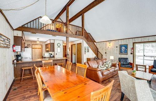 Branch House | Pere Marquette Riverfront Cabin w/Fishing Access