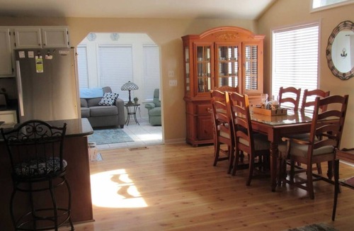 Ocean Pines House | Pet-friendly home featuring a private fenced backyard for safe outdoor fun