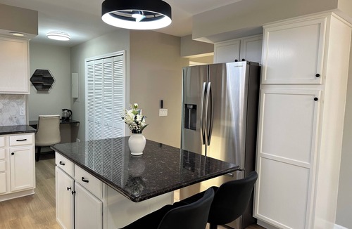 Beach Haven West House | Pet friendly 3-bedroom house with saltwater heated pool. EV charger.
