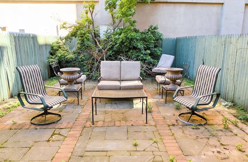 Weehawken Apartment | Picasso House 5 Min to NYC & MetLife Parkings Backyard BBQ