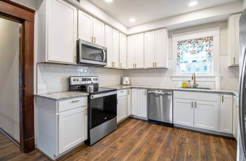 Woodstock House | Pool table, firepit, spacious home!