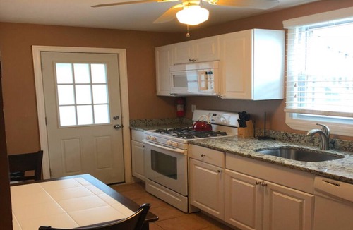 Ortley Beach Apartment | PREMIER HOST-2BR SEASIDE PARK SUITE#57, One Short Block to Beach, Kit, Liv Room