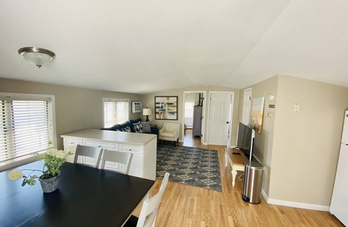 Ortley Beach Apartment | PREMIER HOST- 2BR SEASIDE PARK SUITE572, One Short Block to Beach, Kit, Liv Room