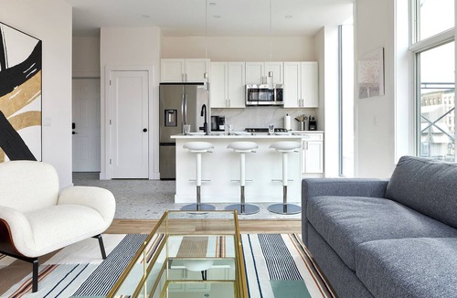 Hoboken Apartment | Prime Hoboken: 2BR Loft by PATH