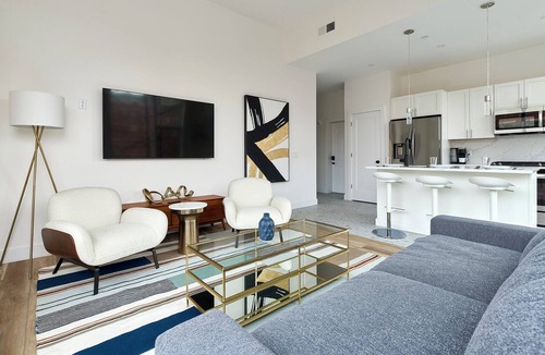 Hoboken Apartment | Prime Hoboken: 2BR Loft by PATH