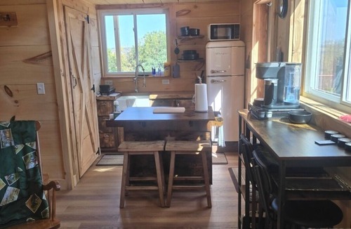 Littleport Cabin | Private 110-acre retreat. Cabin, ponds, trails and views. Pet friendly.