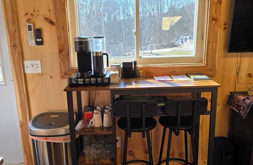 Littleport Cabin | Private 110-acre retreat. Cabin, ponds, trails and views. Pet friendly.