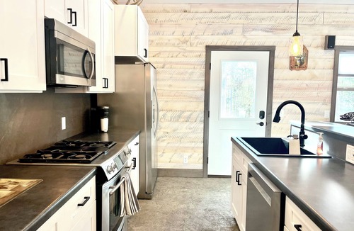 Black River Falls Cabin | Private Gated Cabin Fireplace Pets welcome UTV Rout Wheelchair Accessible