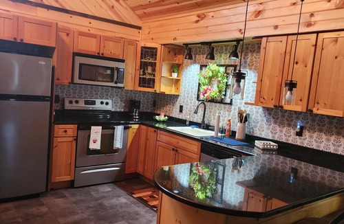 Grantsville Cottage | Private Home in Garrett County, surrounded by trees, fields and farmland.