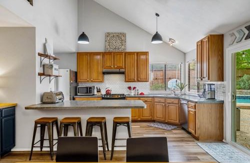 Wells Branch House | Private Pool Retreat w Grill Mins to Domain 3BR 2BA Loft by Austin Vacay