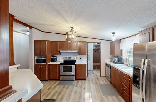 Newberry Shores House | Private Sunset Home on the Lake with deck and private pool