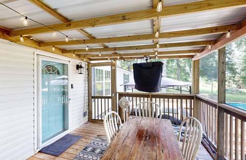 Newberry Shores House | Private Sunset Home on the Lake with deck and private pool
