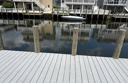 Beach Haven West House | Recently Renovated 3 Bedroom 1 Bath Clean Waterfront home with 50' Dock