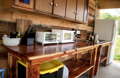 St. Clair House | Refurbished Campervan Rental Perfect for Glamping in Missouri