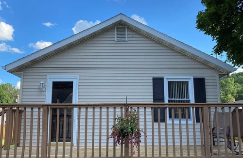 Tiskilwa House | Rejoice Inn- Private Home- All Yours! In a quiet town on a large lot! New Bath