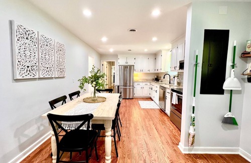 North Chesterfield Cottage | Relax in this spacious Richmond retreat featuring a private hot tub, comfortable living spaces, and easy access to downtown, shopping, dining, sporting events, and the area's top attractions.
