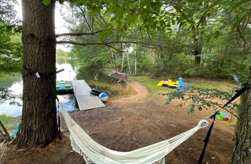 Neshkoro Cabin | Relax, Swim, Fish, Float, Grill, Play & Have Fun at Golden Sands Getaway!
