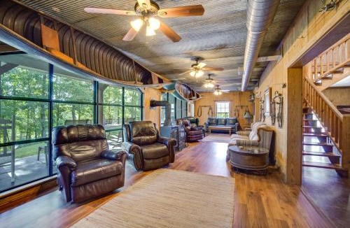Heflin House | 'River Bend Lodge' Heflin Home in the Woods!