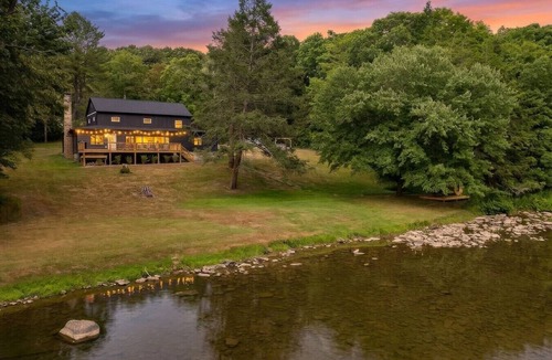 Grantsville House | Riverfront Sauna! Sunken Hot Tub with river views!