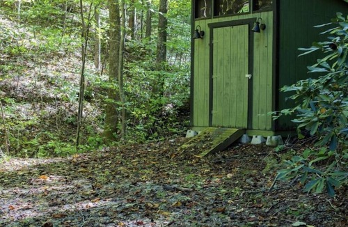 Saluda Cabin | Rustic log cabin on Pearson falls rd