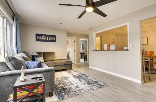 Harrison House | Sand Lakefront Retreat | Private Dock & Fire Pit