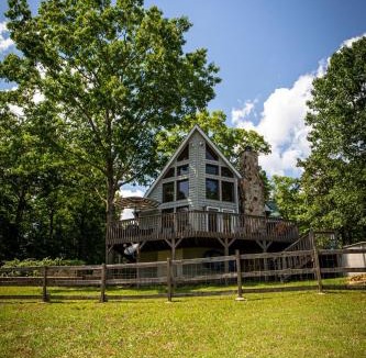 Menlo House | Scenic A-Frame - Pool, Hot Tub & Panoramic Views