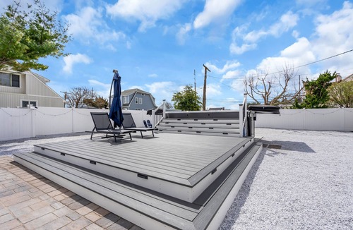 Seaside Heights House | Seaside Heights Home- All Season Swim Spa with Bay Views & Game room!
