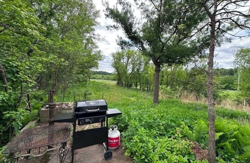 Decorah House | Secluded 1860 Stone House recently remodeled on the Upper Iowa River by Bluffton