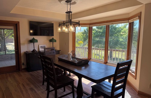 Geneseo House | Secluded 4-bedroom home. 15 min to TBK sports complex & TPC Deere Run golf.