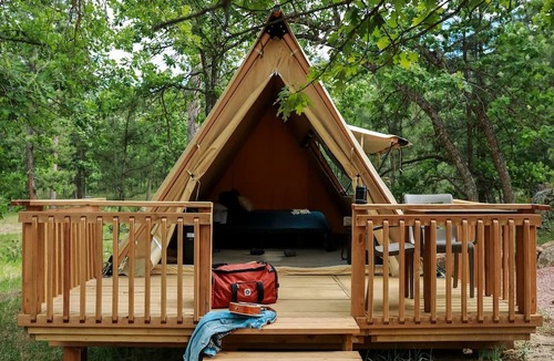 Hermosa Cabin | Secluded A-Frame Glamping Getaway near the Black Hills, Hermosa, South Dakota