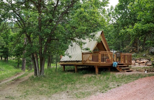 Hermosa Cabin | Secluded A-Frame Glamping Getaway near the Black Hills, Hermosa, South Dakota