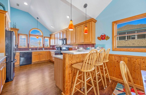 Avon House | Semi-Oceanfront Home w/Pool, Hot Tub, Elevator, Game Room, Home Theater