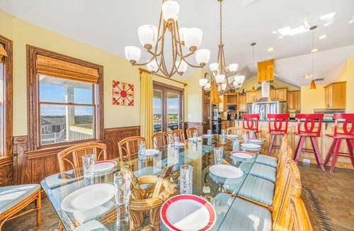 Ocean Isle Estates House | Semi-Oceanfront Premier Home w/Pool, Hot Tub, Elevator, Game Room, and Theater