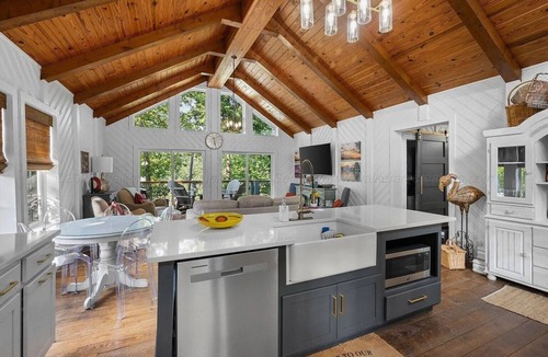 Jasper House | Smith Lake Retreat with Forest & Cave Views, Dock + Fire Pit