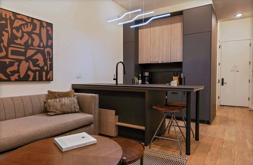 Logan Square Apartment | Sosuite | Corner 1BR Apt w Roof Deck, Gym, Laundry