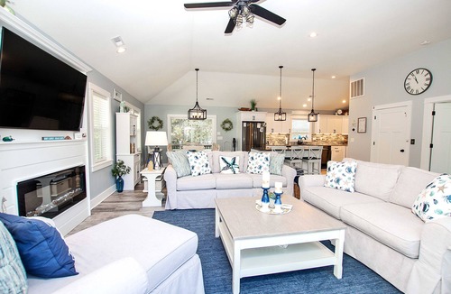 Corolla Light House | Soundside, Private Pool, Hot Tub, Comm Amenities! 580, A Wave From it All