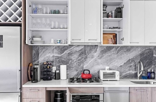 Little Italy Apartment | Space Age Soho Penthouse Private Balcony BBQ