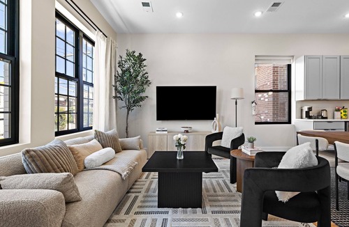 West Side Apartment | Spacious 3BR Designer Home + Parking - Jersey City