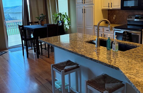 Council Bluffs House | Spacious 4-bedroom house in Council Bluffs with AC, 4 miles from downtown Omaha