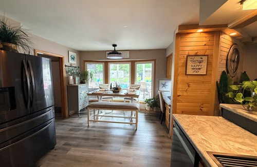 Wichita House | Spacious 4-bedroom house with Private Heated Pool, Outdoor Firepit and TV Oasis