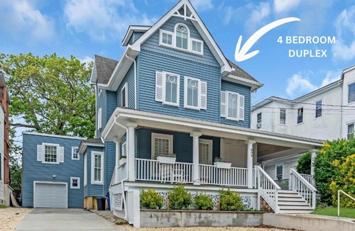 Asbury Park Apartment | Spacious 4BR Duplex - 5 Blks 2 Beach - Badges Incl