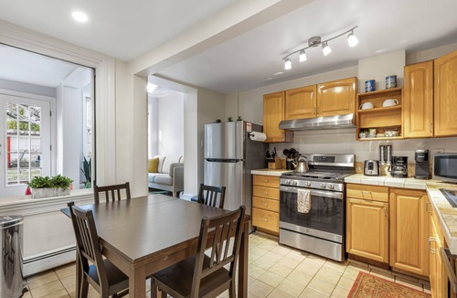 Hoboken Apartment | Spacious Apartment Steps From NYC, Private Yard