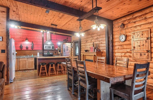 Lead Cabin | Spacious cabin off Hwy 85 with beautiful views and plenty of trailer parking.